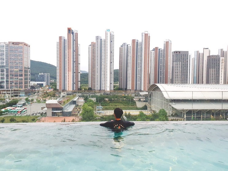  광명역 테이크 호텔 인피티니풀 수영장 후기