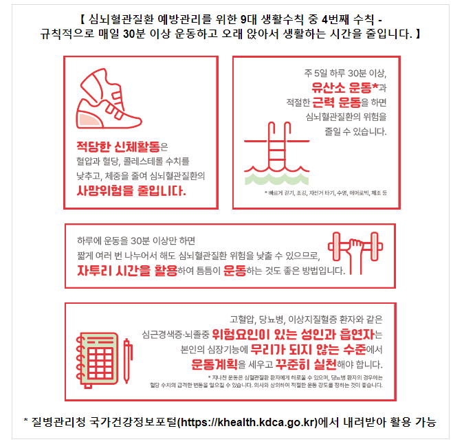 심뇌혈관질환 예방을 위한 동행(9.8.금) 심뇌혈관질환 예방을 위한 동행(9.8.금)