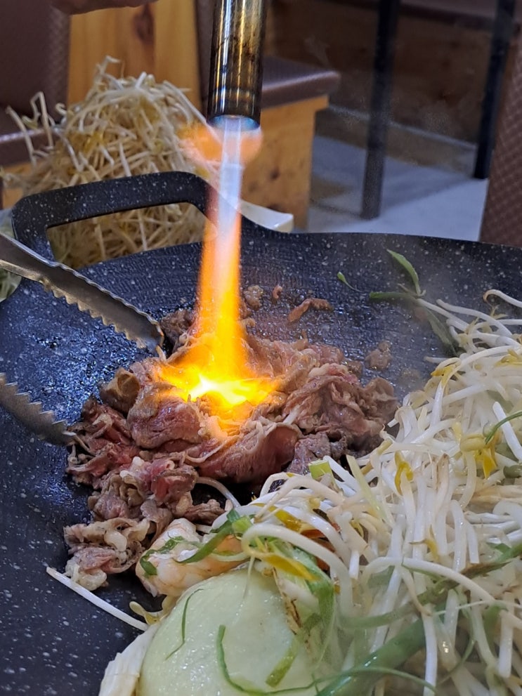  [김해/주촌]  구절판맛집, 깨비3대갈비에서 숙주 소불고기!