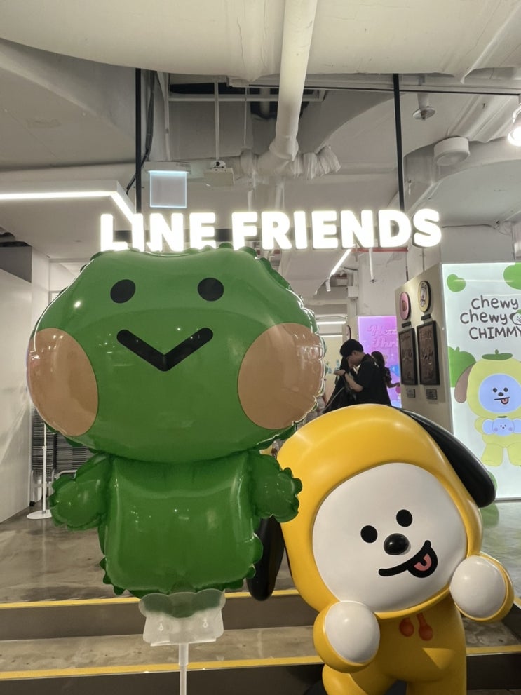  라인 프렌즈 팝업스토어(명동,롯데영플라자)
