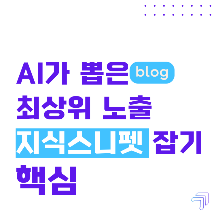  ai의 선택 지식 스니펫 네이버 최상위 검색