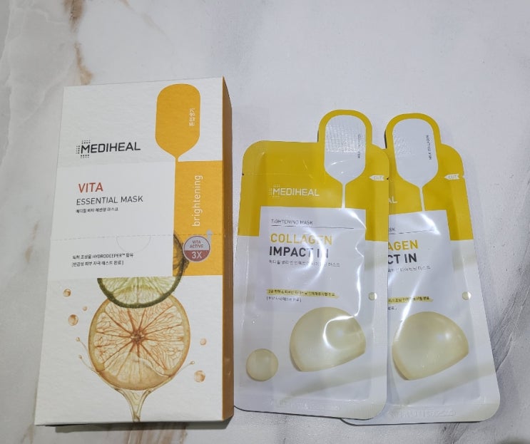  칙칙한 피부에 생기를 올리브영 메디힐 비타 에센셜 마스크팩