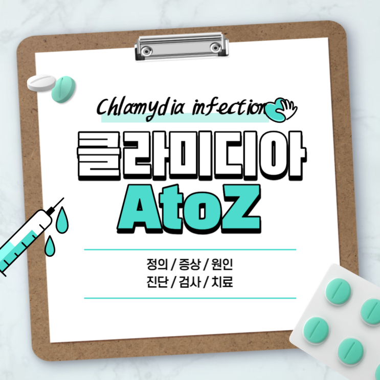  클라미디아 A to Z 【#원인 #증상 #진단 #검사 #치료 #약 #전염성 #감염 #항생제 #완치 #남자 #성병】