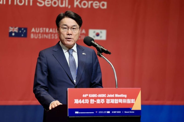 최정우 "한국-호주, 핵심광물·수소 분야 협력으로 도약할 것" 최정우 "한국-호주, 핵심광물·수소 분야 협력으로 도약할 것"