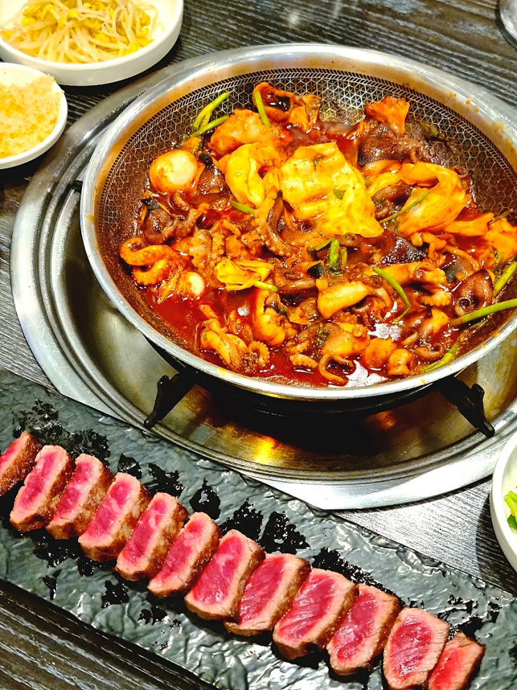 [마곡] 송쭈집 : 쭈꾸미+소고기 마곡나루역 맛집