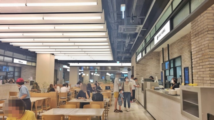  파주 심학산 롯데 아울렛 맛집 푸드코트 테이스티 그라운드 애견동반식당