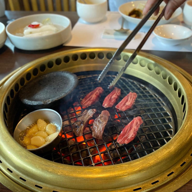  해운대 거대갈비 점심특선 갈비살 평양냉면 먹어보기