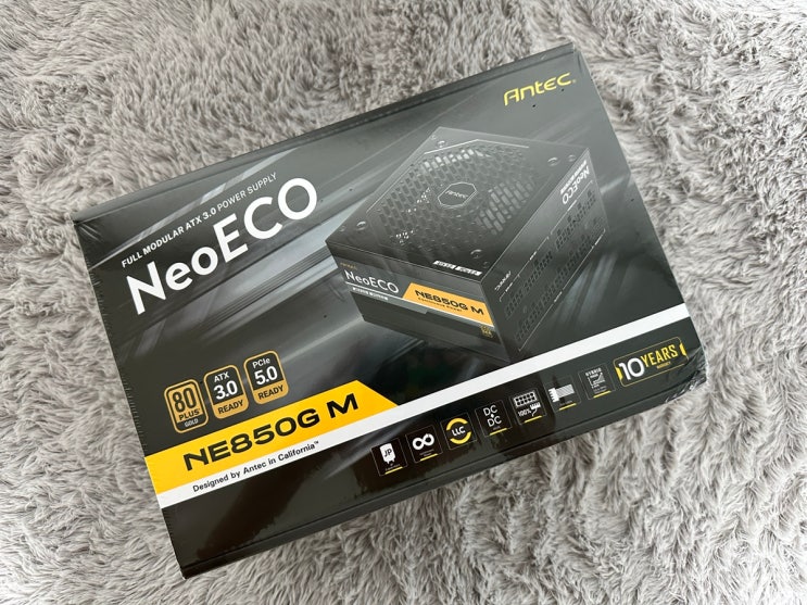 컴퓨터 파워서플라이 Antec Neoeco 850W 80Plus Gold 풀모듈러