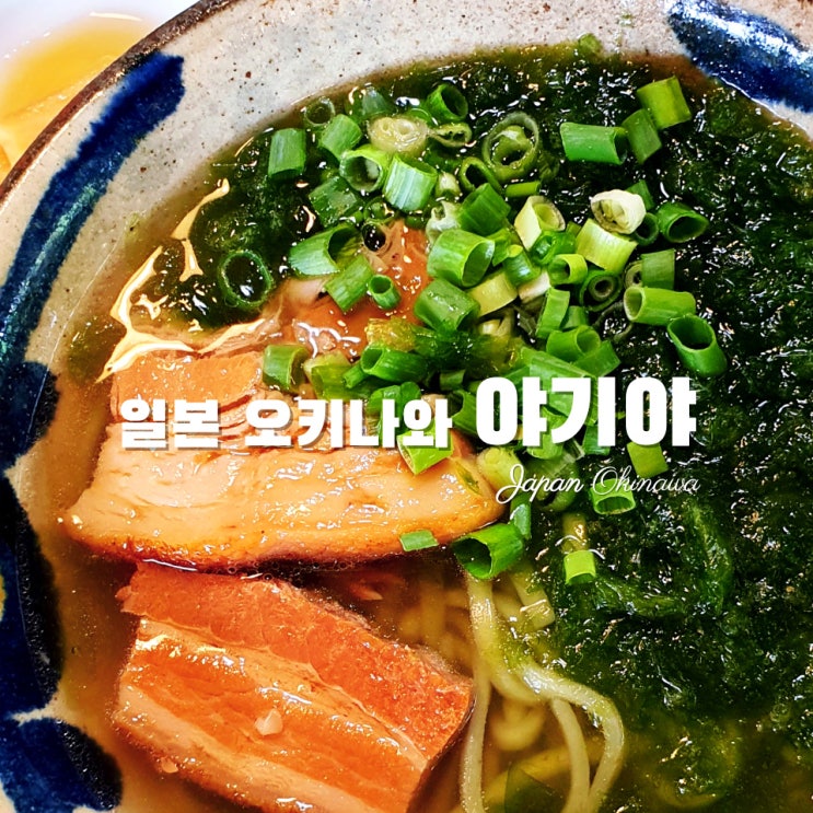  [일본여행·오키나와] 남부 현지인 소바 맛집 야기야 -위치·메뉴·주차·이용팁