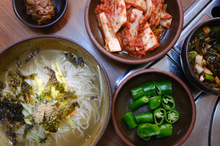 야외음악당 근처 맛집 산마루칼국수 잔치국수 잔치국수맛집이에요