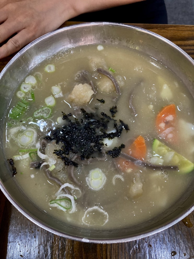  은평구 새절역근처 대림시장 감자국거리 건강한 맛 옹심이 칼국수 파는곳 (봉평옹심이메밀칼국수)