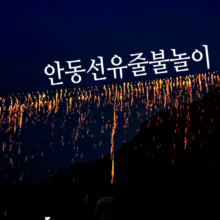  안동 선유줄불놀이 낙화놀이 후기 악귀촬영지 일정, 자리꿀팁, 주차, 셔틀