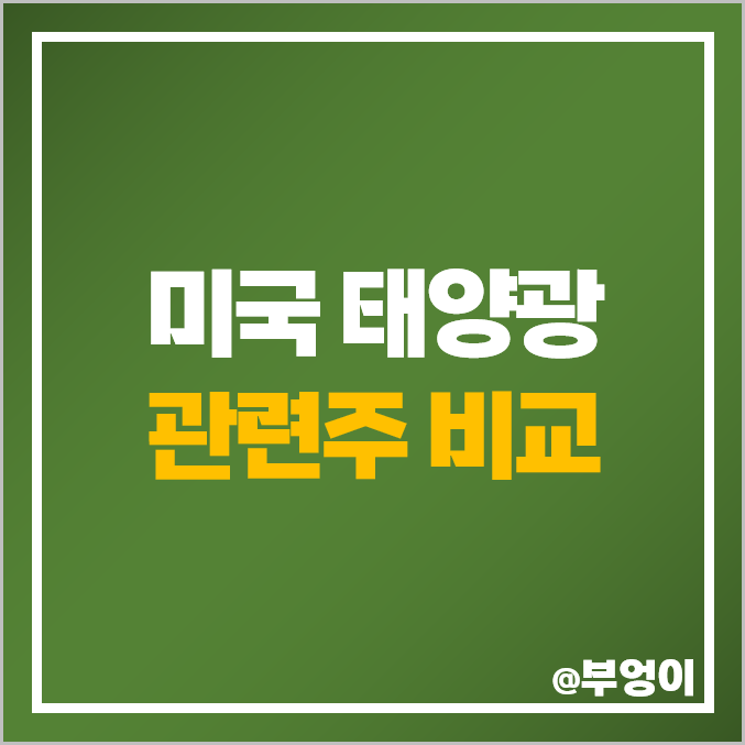미국 친환경 관련주 태양광 사업 주식 대장주 FSLR ENPH 주가 미국 친환경 관련주 태양광 사업 주식 대장주 FSLR ENPH 주가