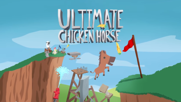 스팀 얼티밋 치킨 홀스 리뷰 - 실시간 슈퍼마리오 메이커(ULTIMATE CHICKENHORSE) 스팀 주말무료 플레이