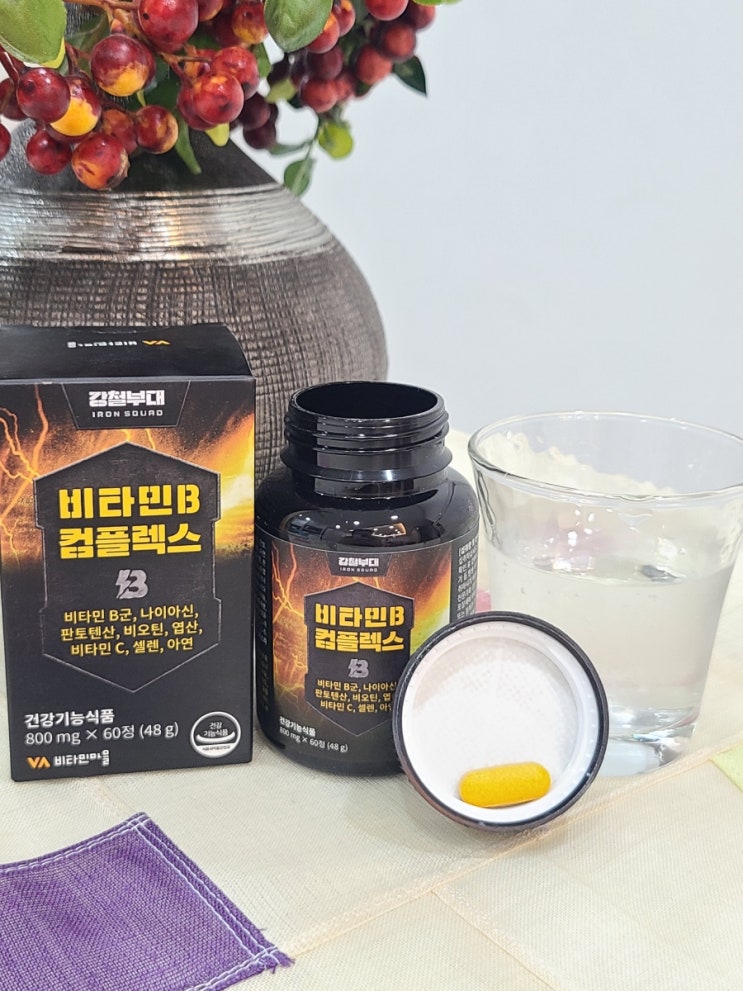  강철부대도 선택한 비타민b영양제, 비타민마을 비타민b콤플렉스