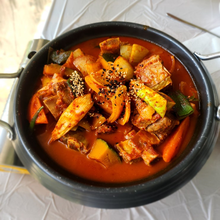  블랙스톤 이천CC왔다면 미식가 매운갈비찜 요기