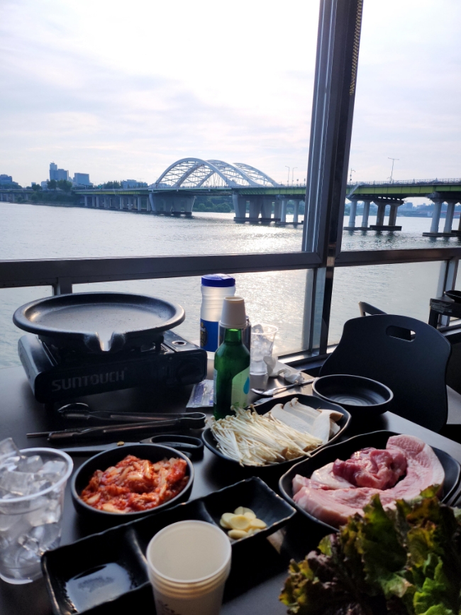  [잠두봉더나인]한강맛집추천 삼겹살/치킨/라면