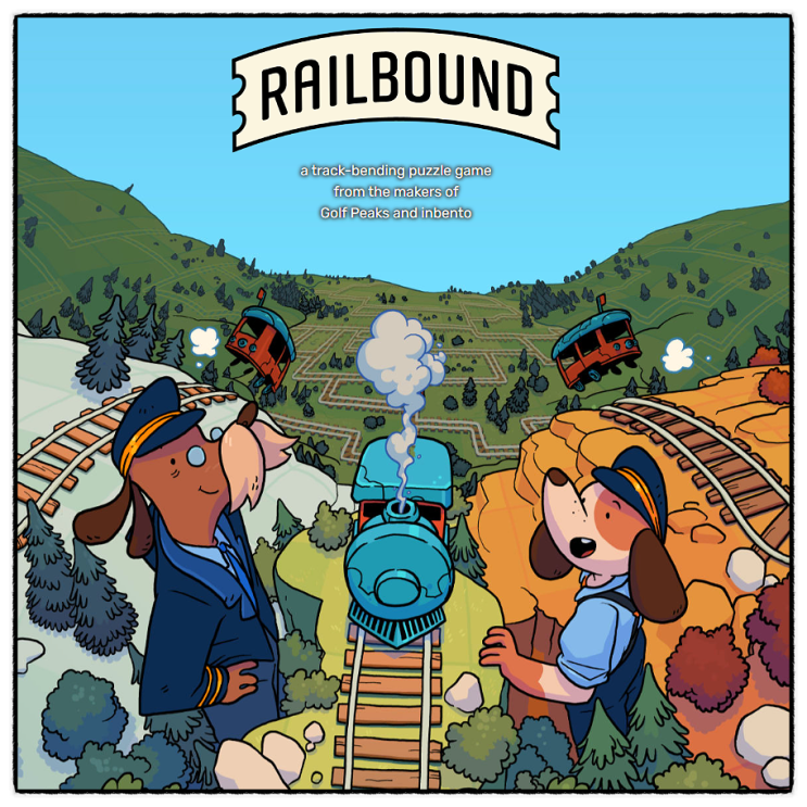 스팀 인디 게임 추천 퍼즐 경영 시뮬레이션 귀여운 그래픽을 가진 Railbound 레일바운드