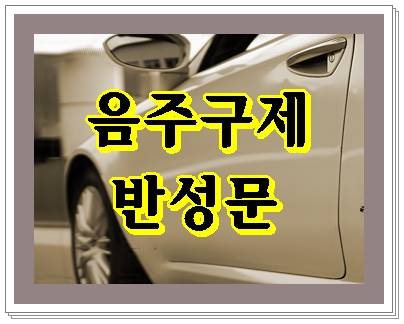  창원 음주운전 구제 반성문 작성 어렵지 않습니다