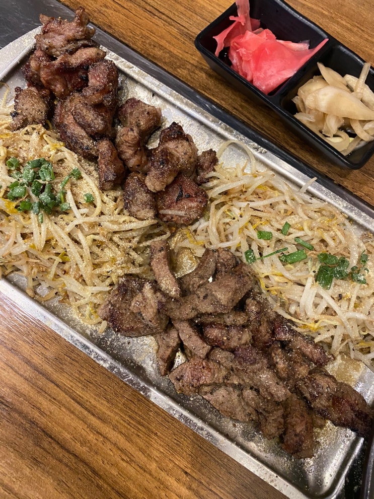  다케오호르몬데판야끼 문래점 - 부채살, 갈비살, 가쓰오철판볶음밥