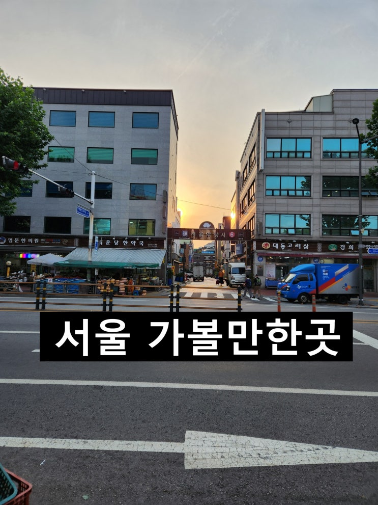 서울 가볼만한곳 제기동 약령시장, 청량리 과일 시장
