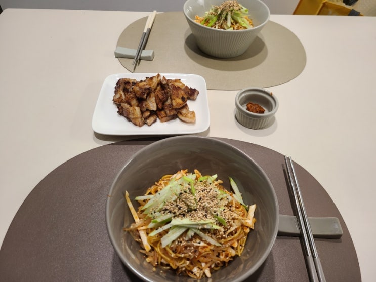  [집밥-보통날] 쫄면 스타일 비빔국수