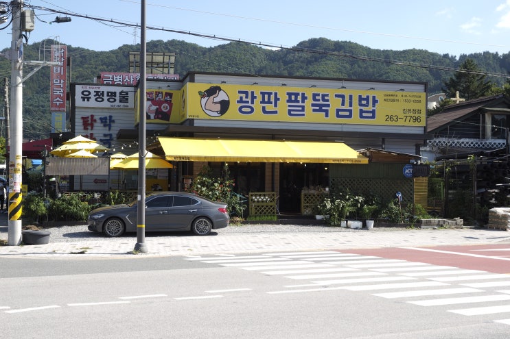  [춘천여행] 광판 팔뚝 김밥 김유정역 점