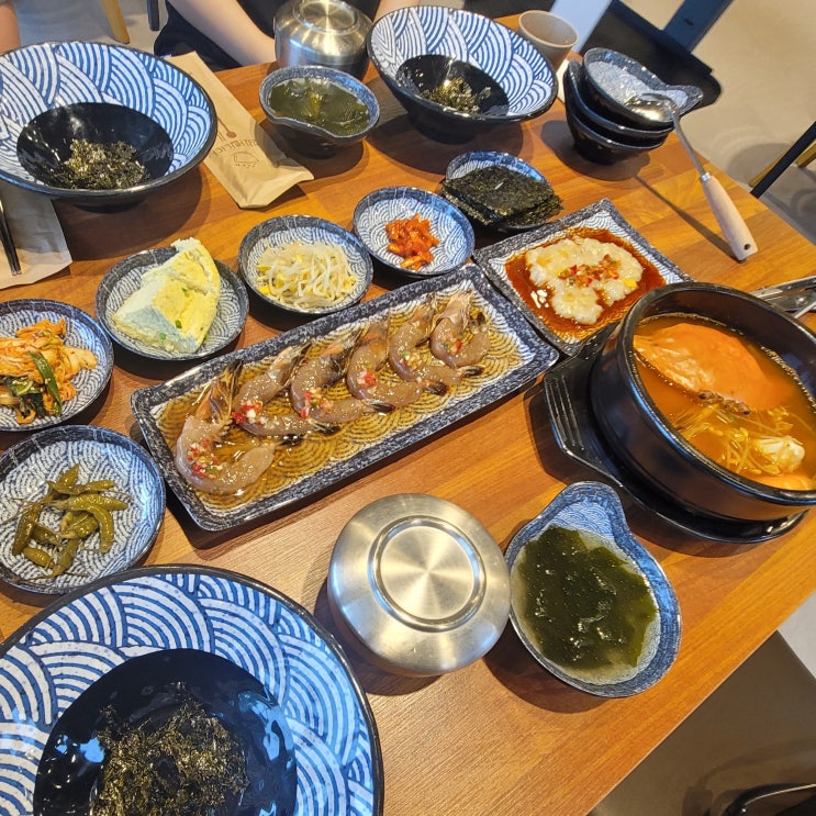 강화 동검도 오션뷰 맛집 - '꽃새담' 꽃게탕, 새우장 비빔밥(내돈내산)