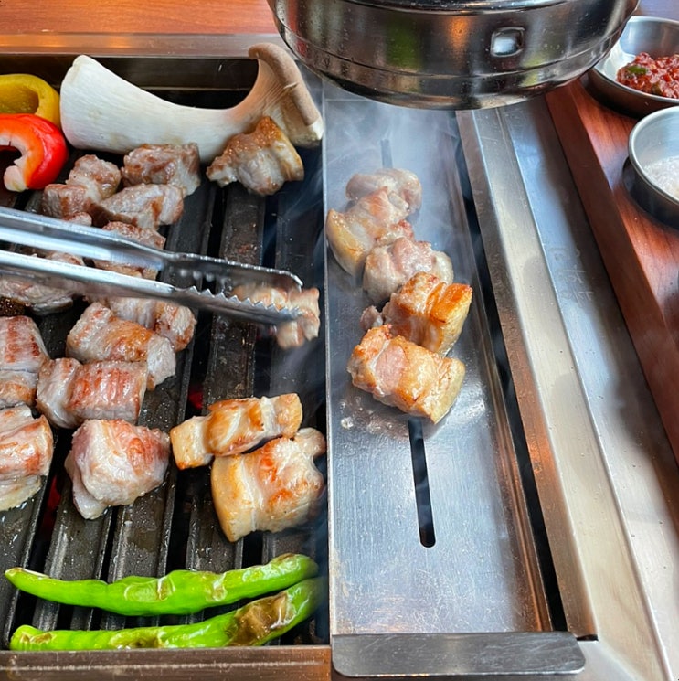  [대전/괴정동맛집]육화탄, 숙성 삼겹살 롯데백화점 근처 고깃집