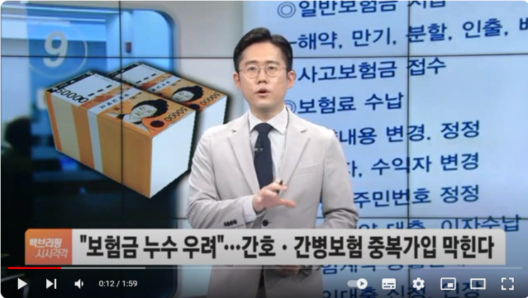 "보험금 누수 우려"…간호·간병보험 중복가입 막힌다[SBS Biz]