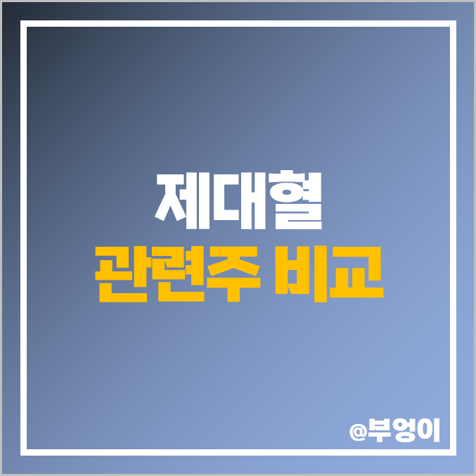 제대혈 관련주 백혈병 관절염 테마주 주식 차바이오텍 주가