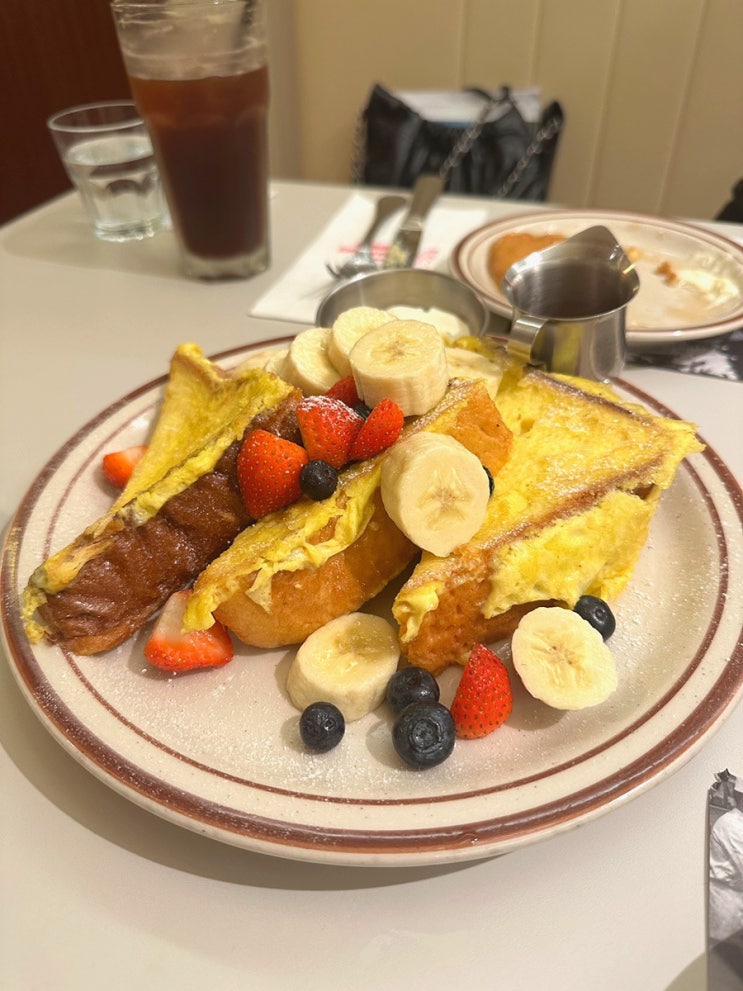  분당 판교 오리지널팬케이크하우스 판교점 - 판교테크원 브런치 맛집 아기랑 (예약/주말웨이팅/주차)