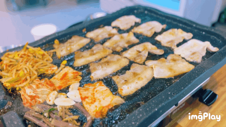  삼겹살과 찰떡궁합인 들기름 고소한맛에 반한 원주 냉삼 맛집 "국가대표삼겹살"