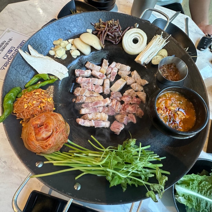  광주 수완 맛집 : '수미삼겹' 삼겹살