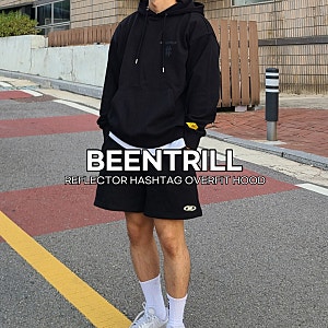 빈트릴 스프레이 해시태그 오버핏 후드티로 남자 가을옷 코디 완성