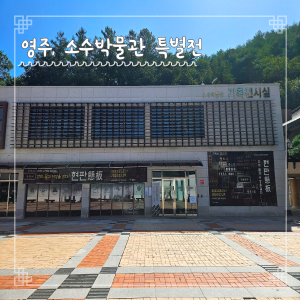  영주 가볼만한 곳 소수박물관 기획전시 현판 선비 꿈과 이상을 걸다