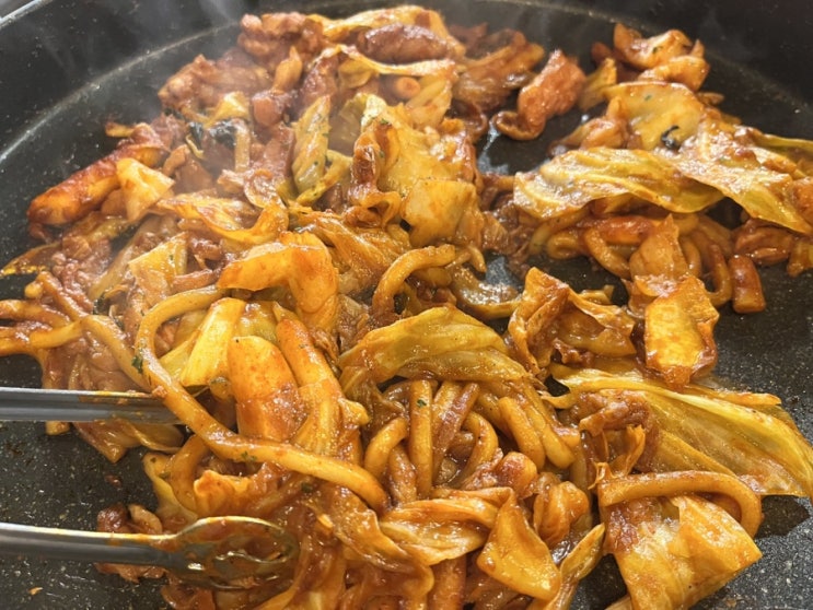  두총각 닭갈비 김해어방점 닭갈비 막국수 최고(양도대박)
