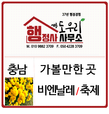  [충남 가볼 만한 곳] 추석에 먹고 보고 즐길 수 있는 가볼만한  축제 [세종 도우리 행정사사무소]