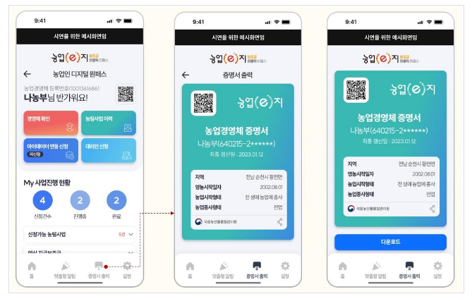 농업인 디지털 원패스로 농식품 행정의 차세대를 준비하다 농업인 디지털 원패스로 농식품 행정의 차세대를 준비하다