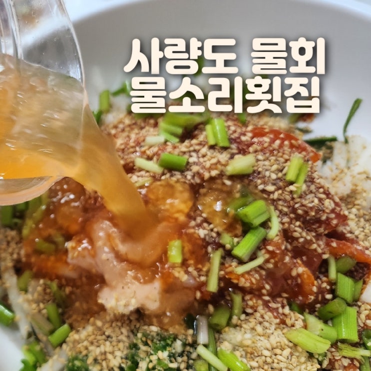  사량도 물회 맛집 <물소리횟집>   현지인 추천