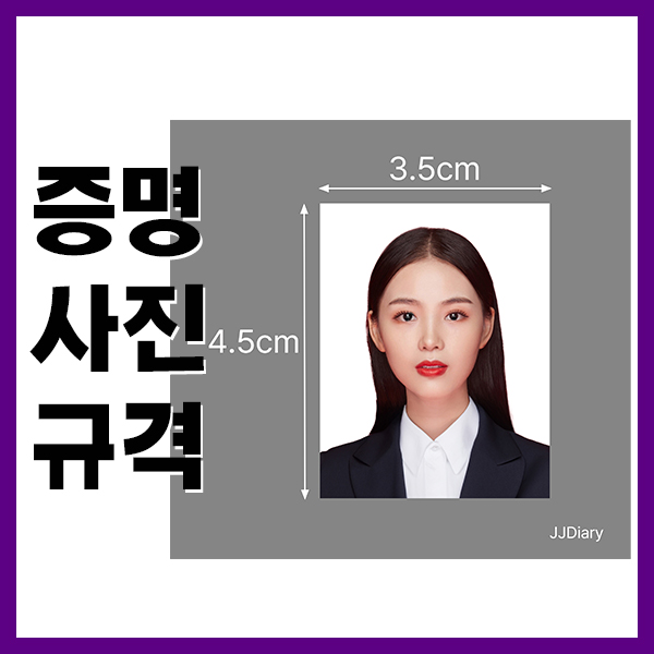  증명사진 규격 완결판 여권 민증 주민등록증 운전면허증 이력서 NO 헷갈림
