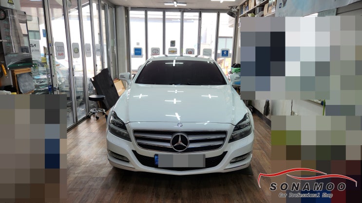  벤츠cls w218 애플카플레이 와 안드로이드오토 사용가능한 카플레이 장착