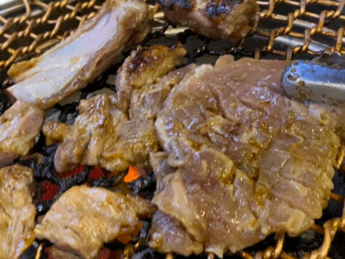  영통 고기집 씨플러스 숯불양념갈비 행사, 메뉴