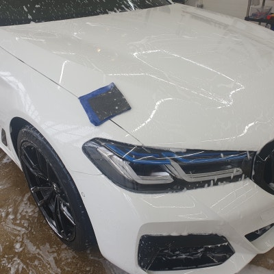시흥 신현로38번길 / 사틴블랙 전체랩핑 & 루프스킨/ BMW / 5시리즈 (G30)