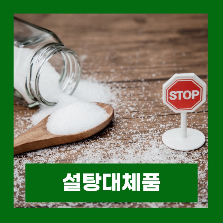  에리스리톨 스테비아 알룰로스 설탕 부작용 설탕대체품 비교하기