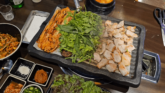  샛강역맛집 여의도미나리삼겹 회식장소로 추천해요