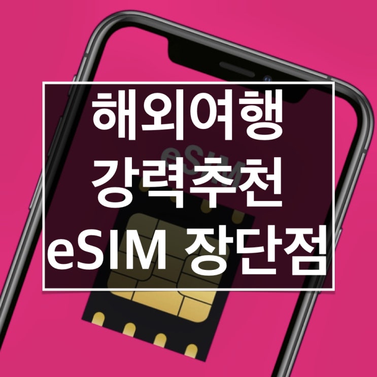 최신폰이라면 해외여행 갈 때 eSIM 사용해 보세요! | eSIM 비교, eSIM 장단점, eSIM 사용 가능 기기