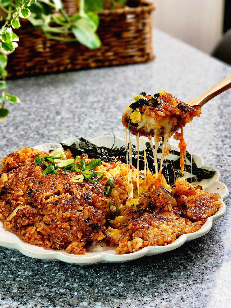  간단 김치볶음밥 레시피 백종원 김치밥 만들기