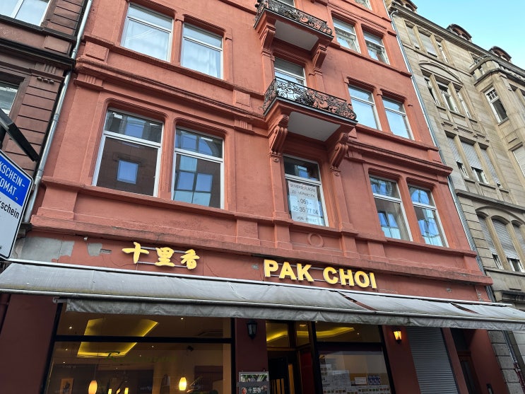 독일 프랑크푸르트 맛집 I 중앙역 근처 중국집 맛집 팍초이 PakChoi 꿔바로우 맛있는 곳