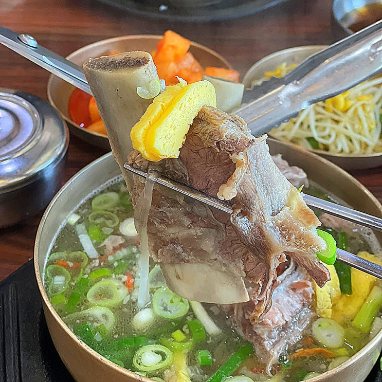  양산 현지인 추천 갈비탕 맛집 푸짐한 갈비가 인상적인:우리농원